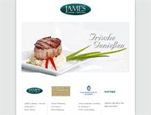 Tablet Screenshot of james-catering.de